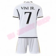 Fotballdrakter Barn Real Madrid 2023-24 Vinicius Jr 7 Hjemme Draktsett